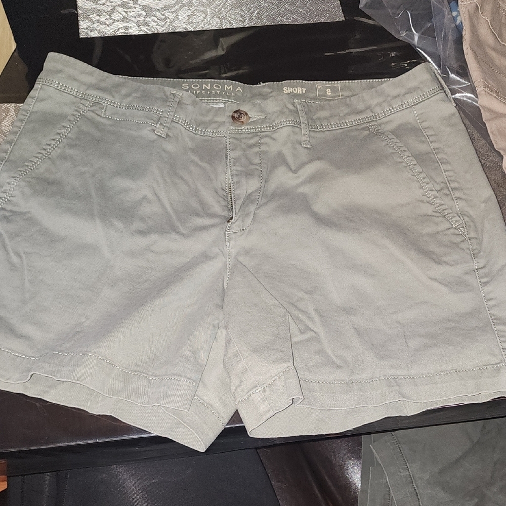 Sonoma Women's Olive Green Shorts